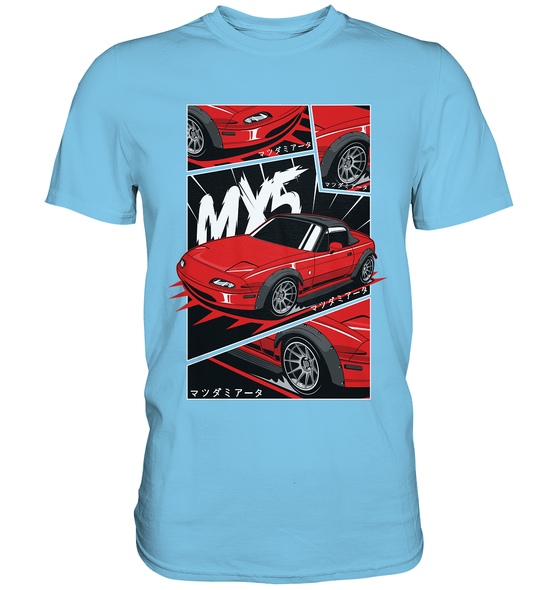 Flared Miata MX5 - Premium Shirt - MotoMerch.de