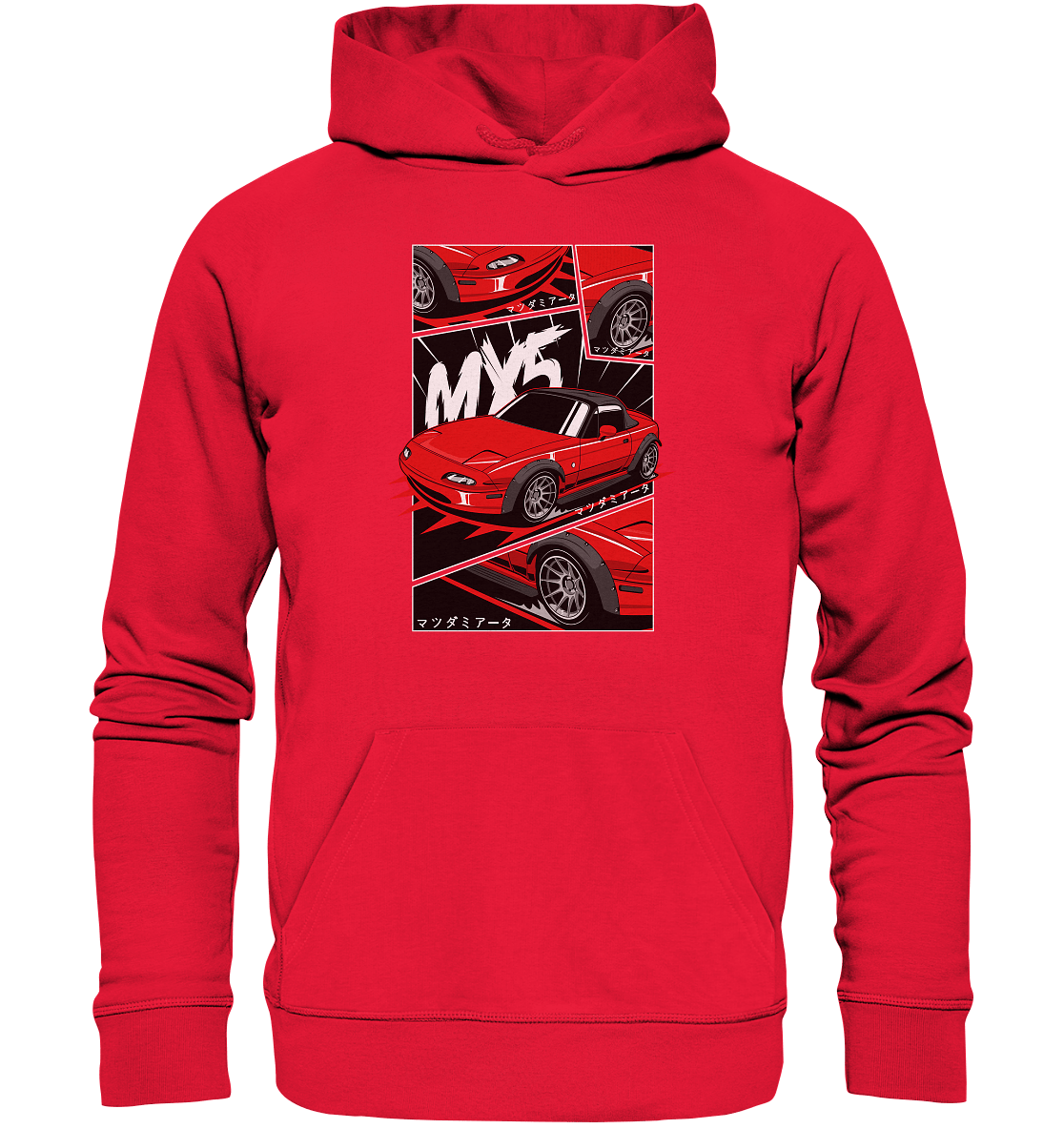 Flared Miata MX5 - Premium Unisex Hoodie - MotoMerch.de