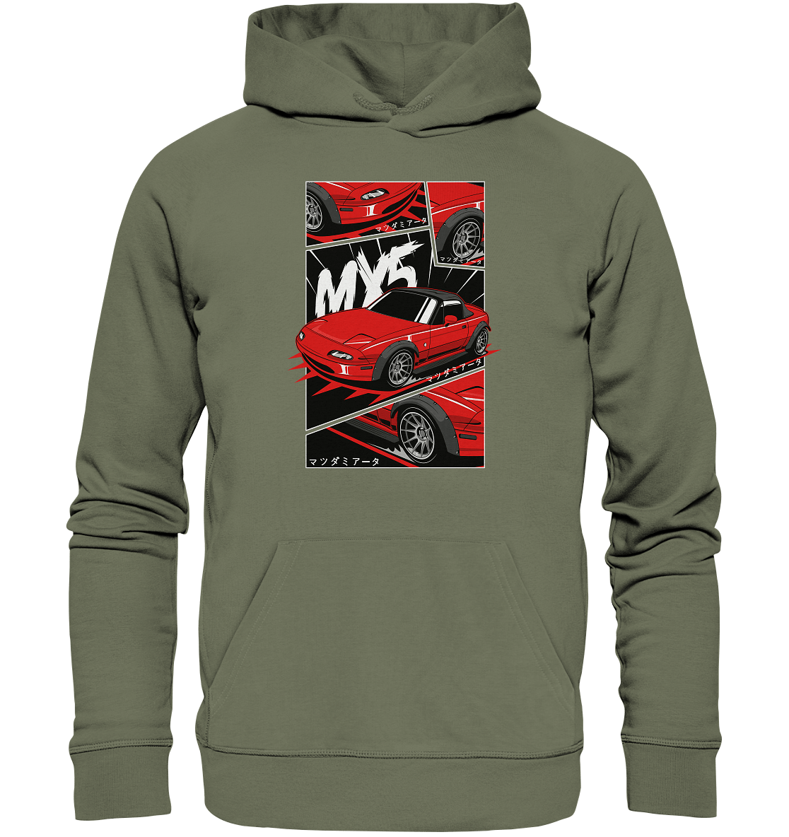 Flared Miata MX5 - Premium Unisex Hoodie - MotoMerch.de
