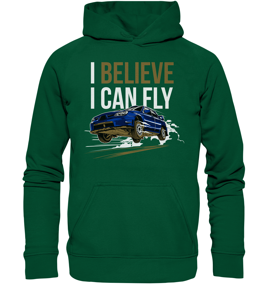 Flying Subaru WRX STI - Basic Unisex Hoodie - MotoMerch.de