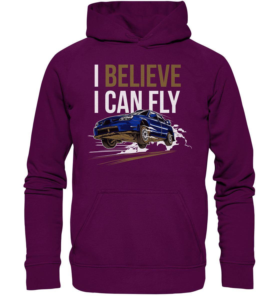 Flying Subaru WRX STI - Basic Unisex Hoodie - MotoMerch.de