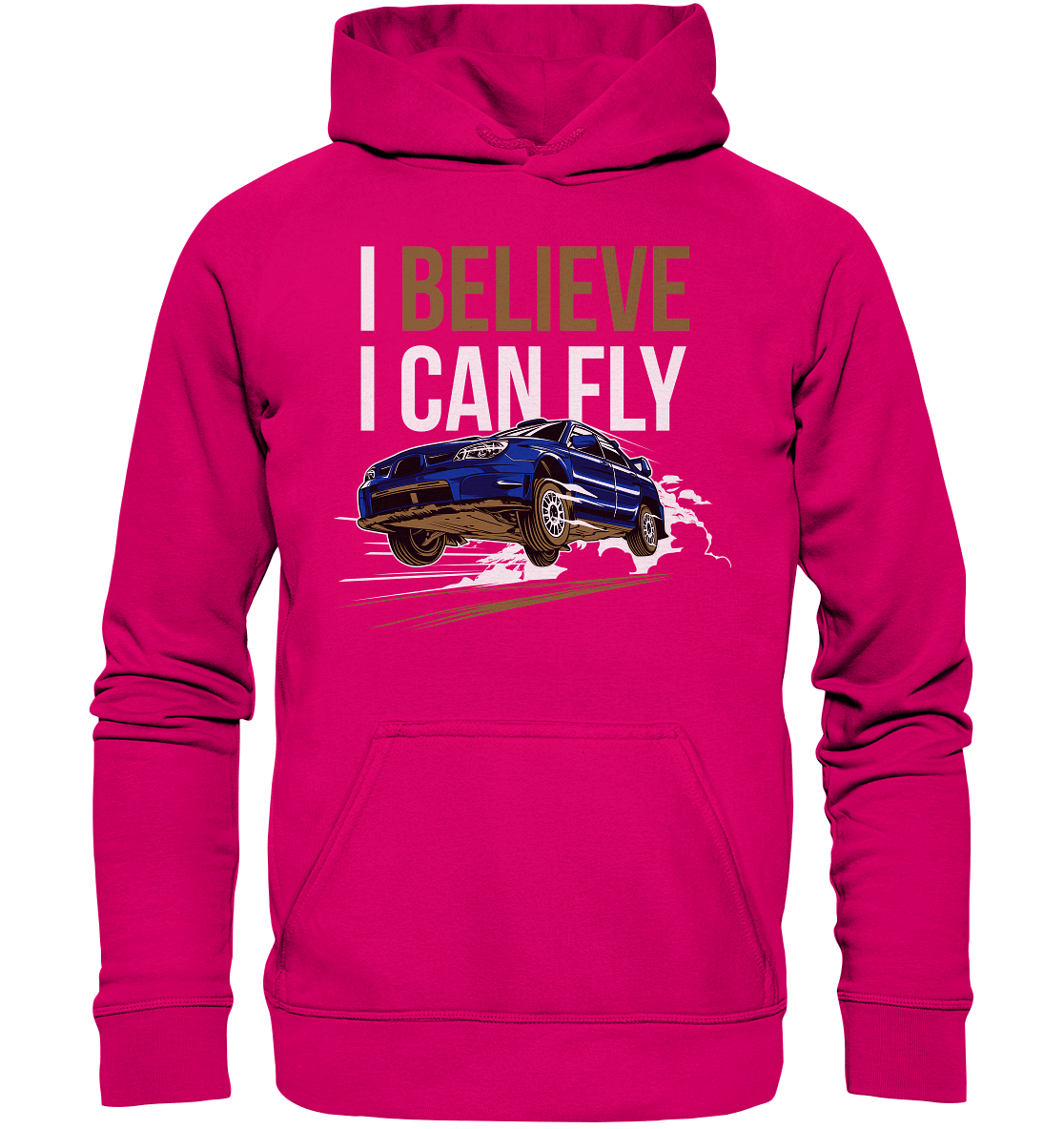 Flying Subaru WRX STI - Basic Unisex Hoodie - MotoMerch.de