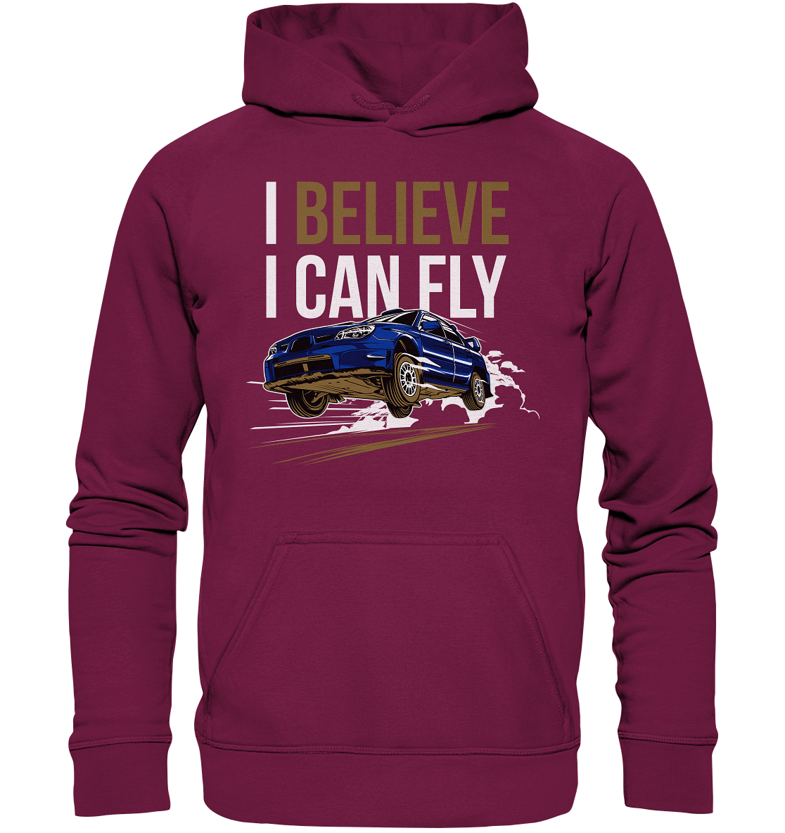 Flying Subaru WRX STI - Basic Unisex Hoodie - MotoMerch.de