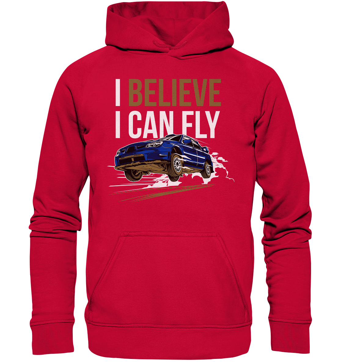 Flying Subaru WRX STI - Basic Unisex Hoodie - MotoMerch.de