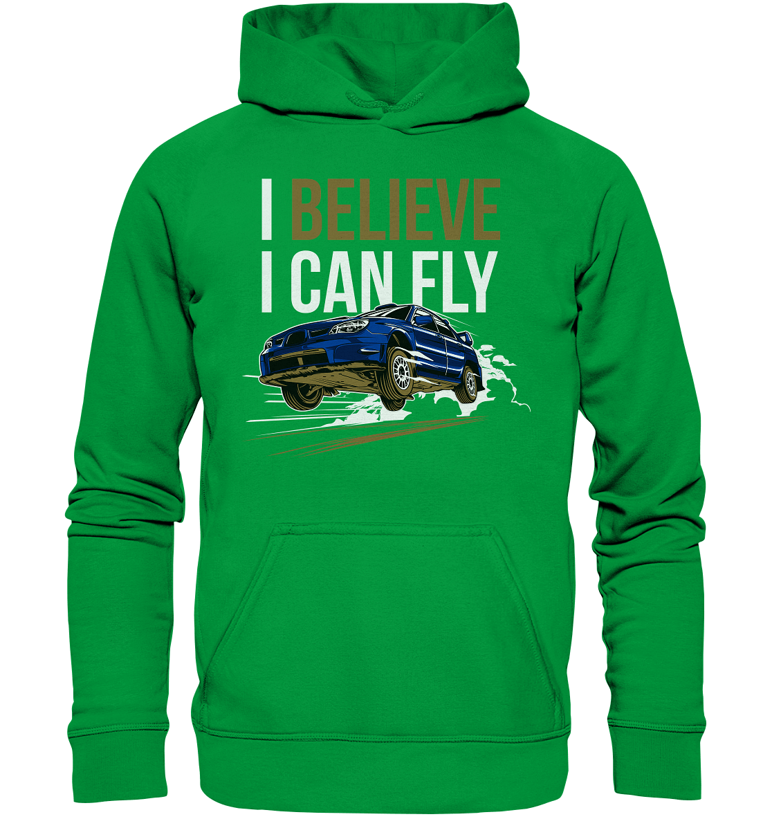 Flying Subaru WRX STI - Basic Unisex Hoodie - MotoMerch.de