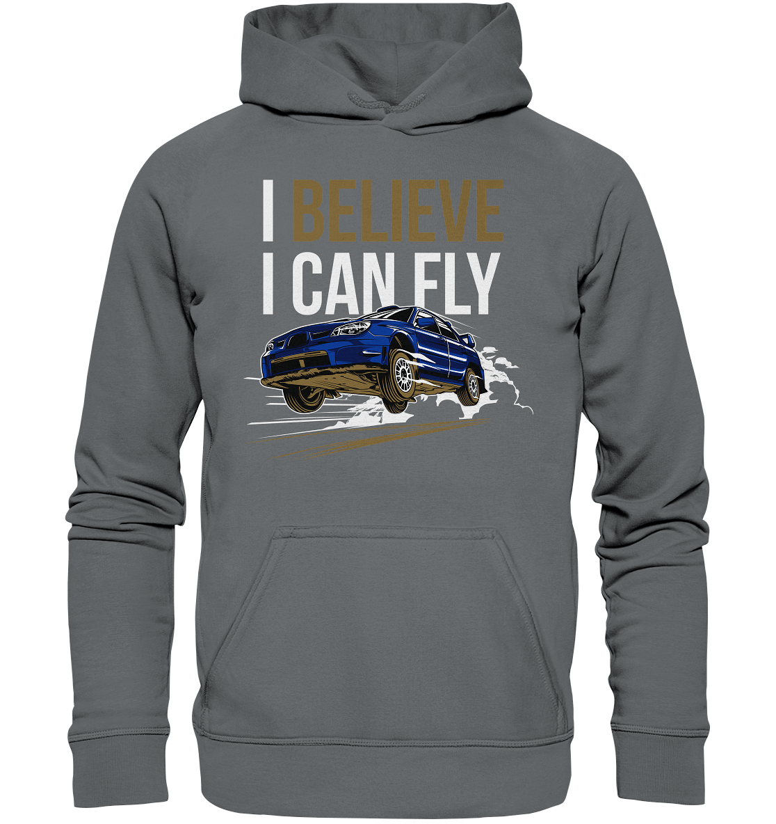 Flying Subaru WRX STI - Basic Unisex Hoodie - MotoMerch.de