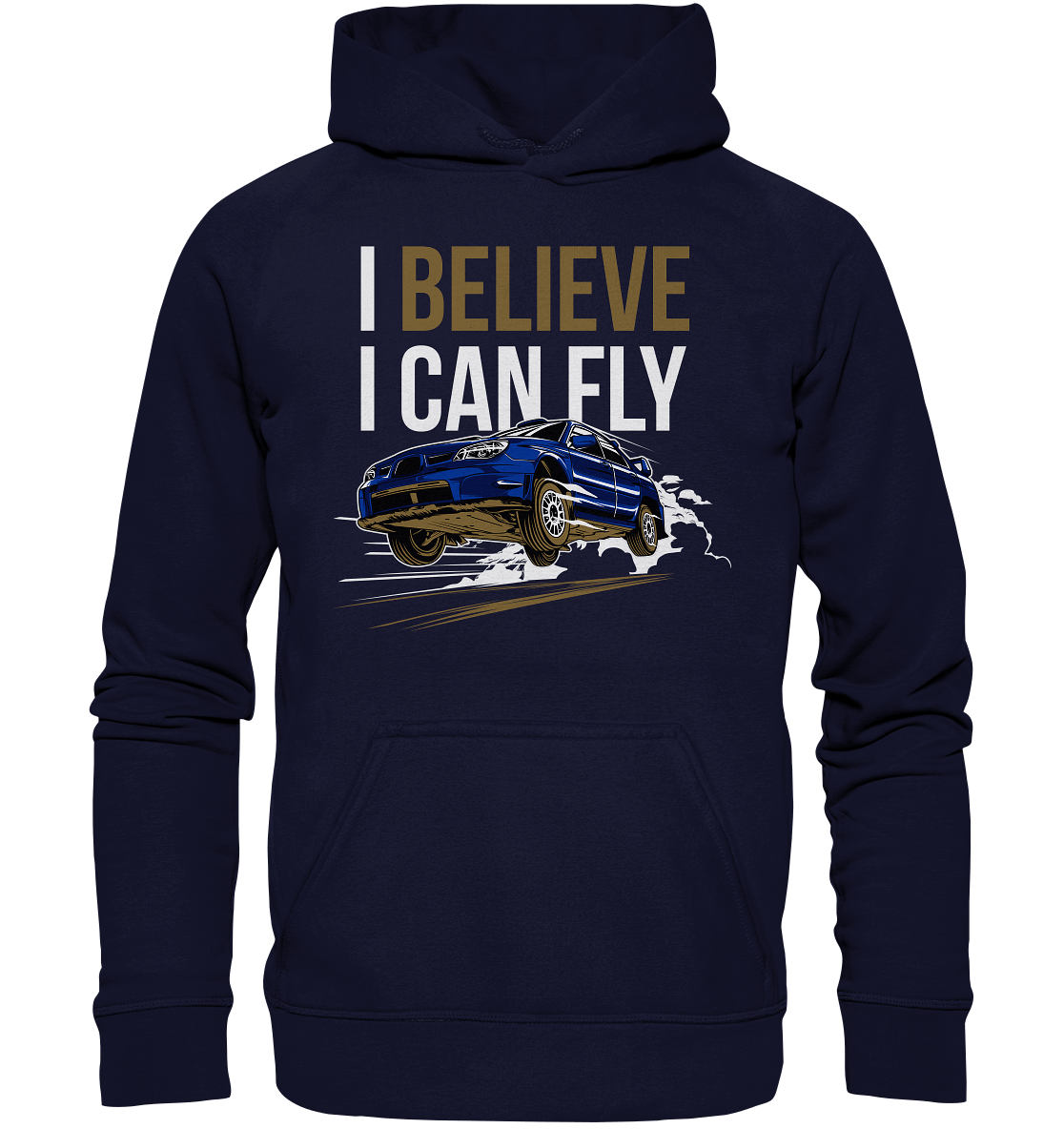 Flying Subaru WRX STI - Basic Unisex Hoodie XL - MotoMerch.de