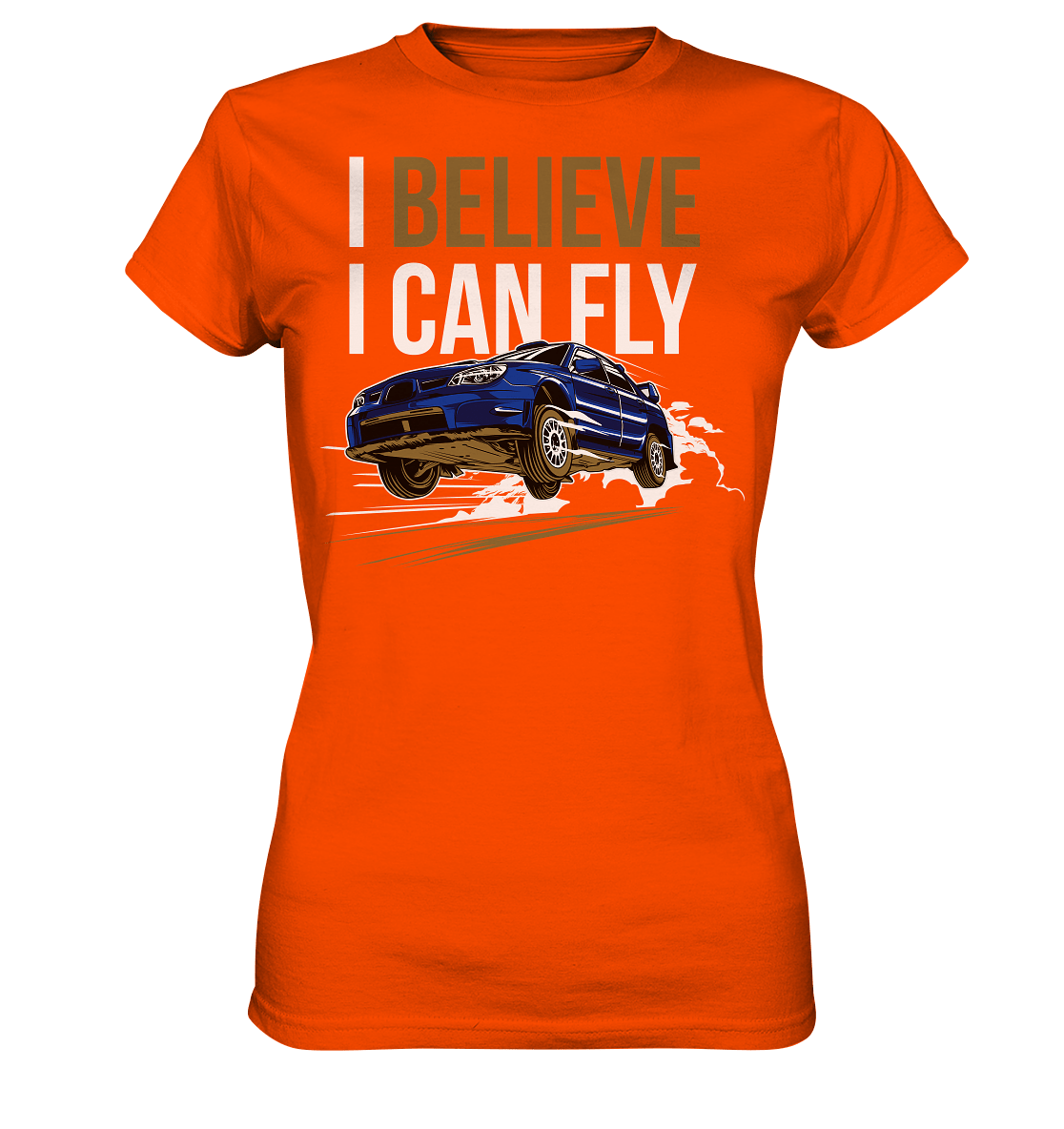 Flying Subaru WRX STI - Ladies Premium Shirt - MotoMerch.de