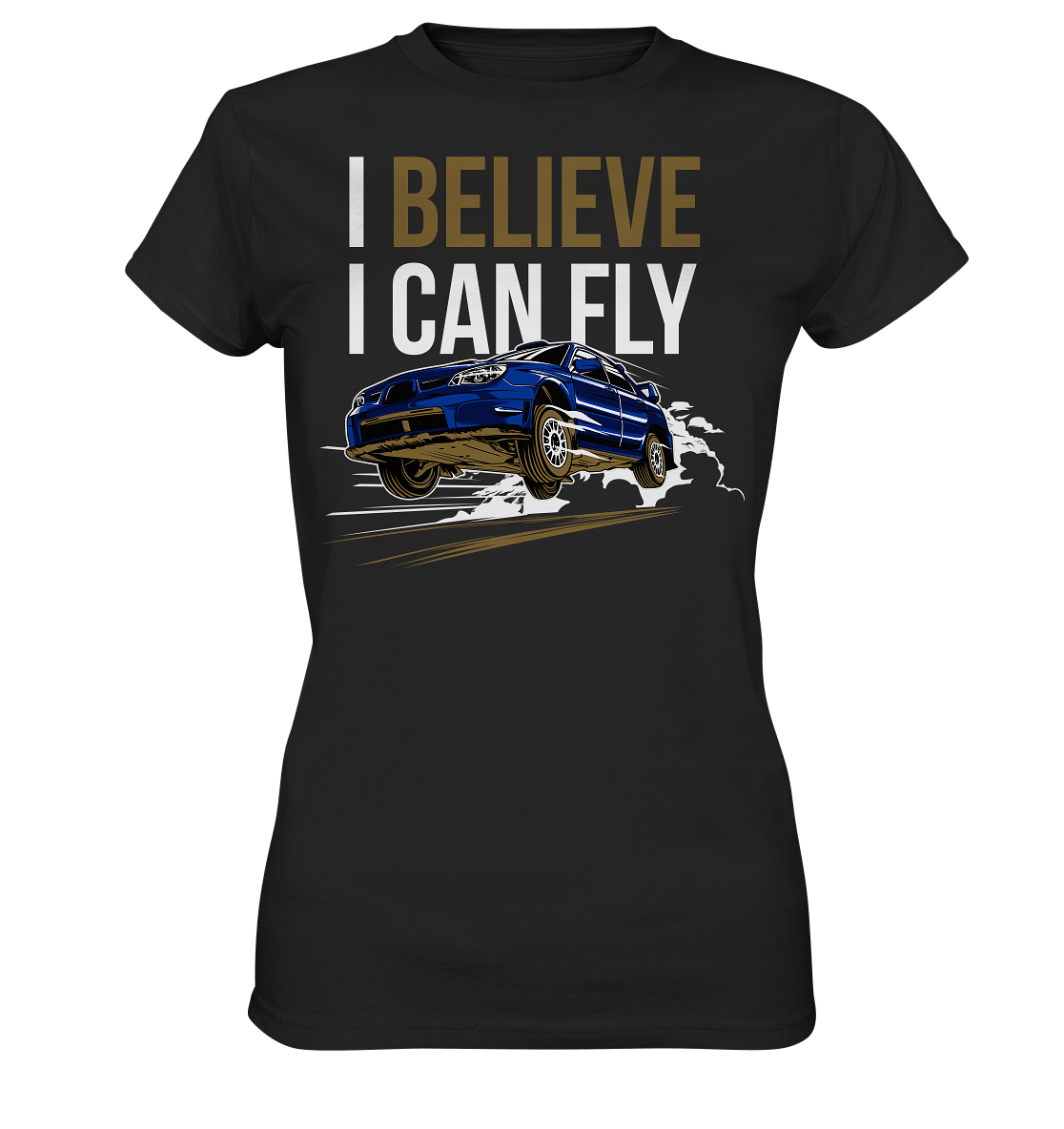 Flying Subaru WRX STI - Ladies Premium Shirt - MotoMerch.de