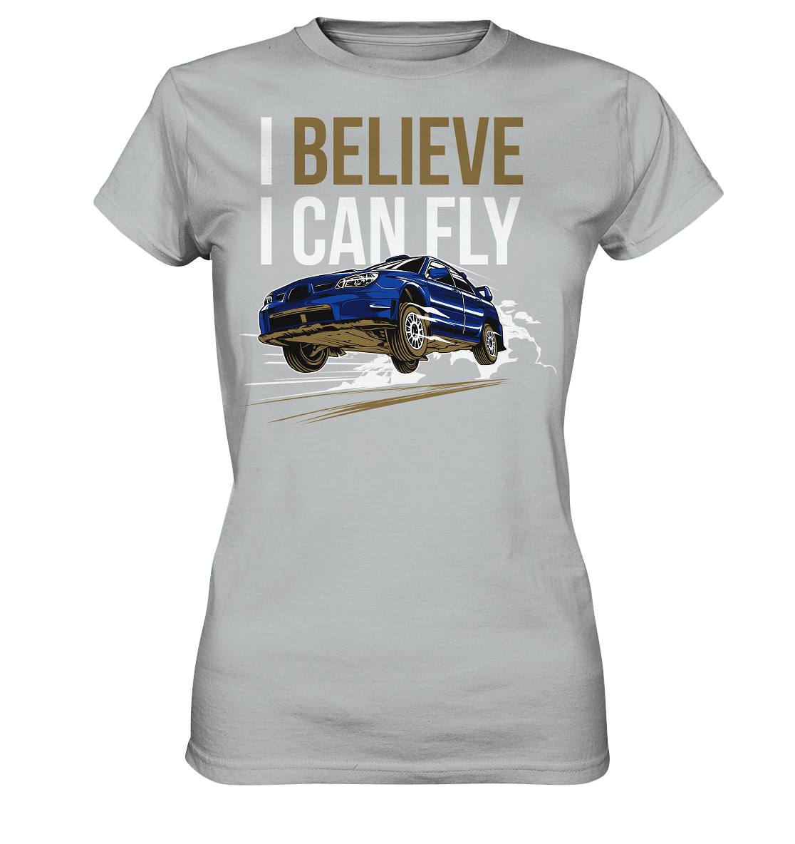 Flying Subaru WRX STI - Ladies Premium Shirt - MotoMerch.de