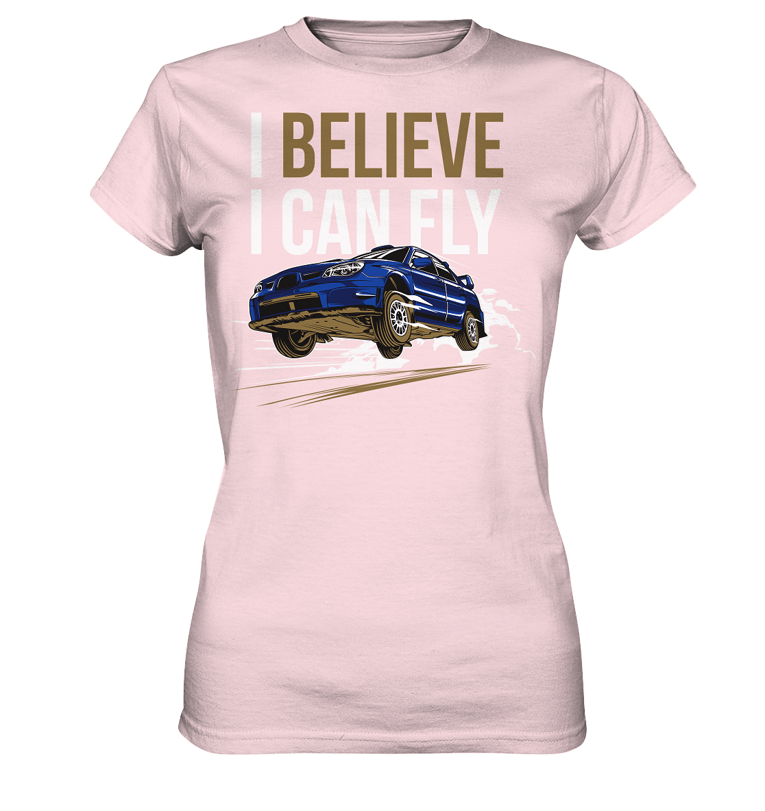 Flying Subaru WRX STI - Ladies Premium Shirt - MotoMerch.de