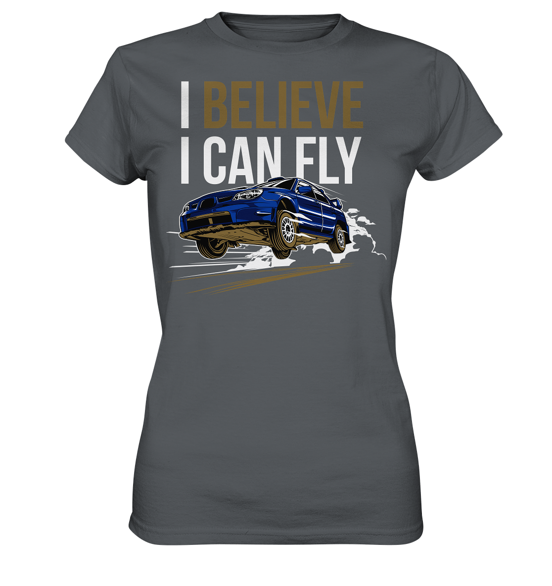 Flying Subaru WRX STI - Ladies Premium Shirt - MotoMerch.de