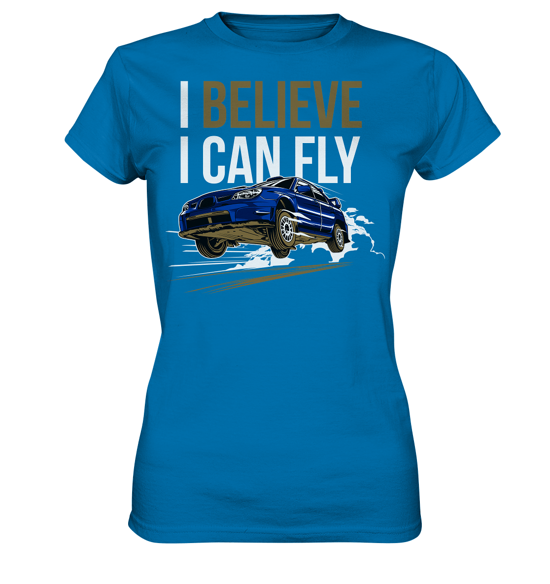 Flying Subaru WRX STI - Ladies Premium Shirt - MotoMerch.de