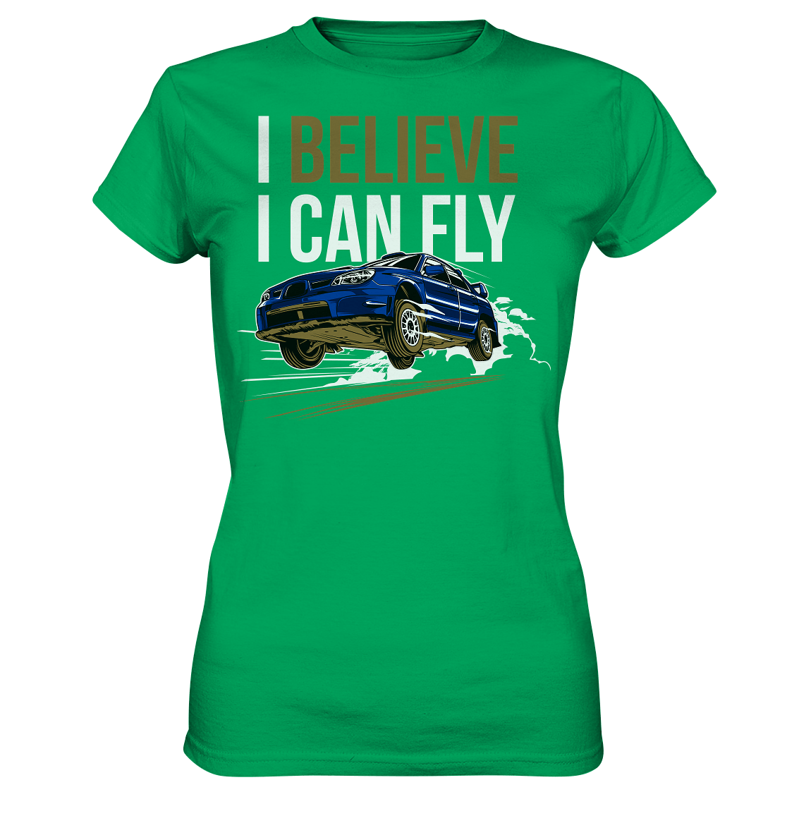 Flying Subaru WRX STI - Ladies Premium Shirt - MotoMerch.de