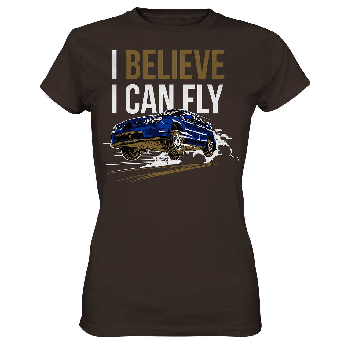 Flying Subaru WRX STI - Ladies Premium Shirt - MotoMerch.de