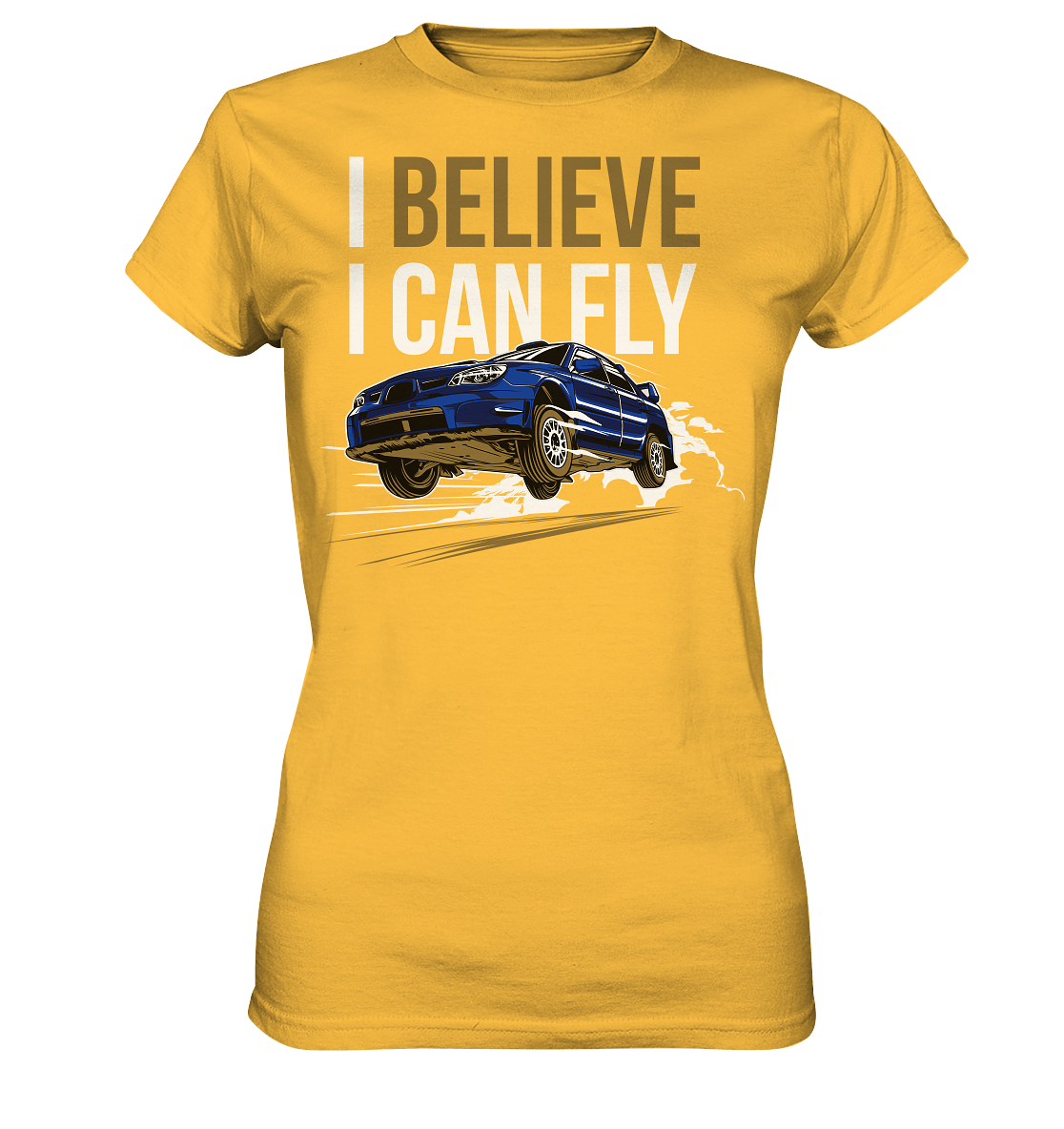 Flying Subaru WRX STI - Ladies Premium Shirt - MotoMerch.de