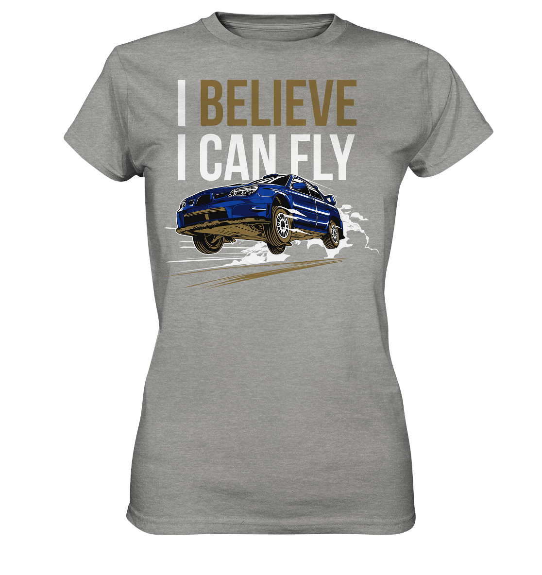 Flying Subaru WRX STI - Ladies Premium Shirt - MotoMerch.de
