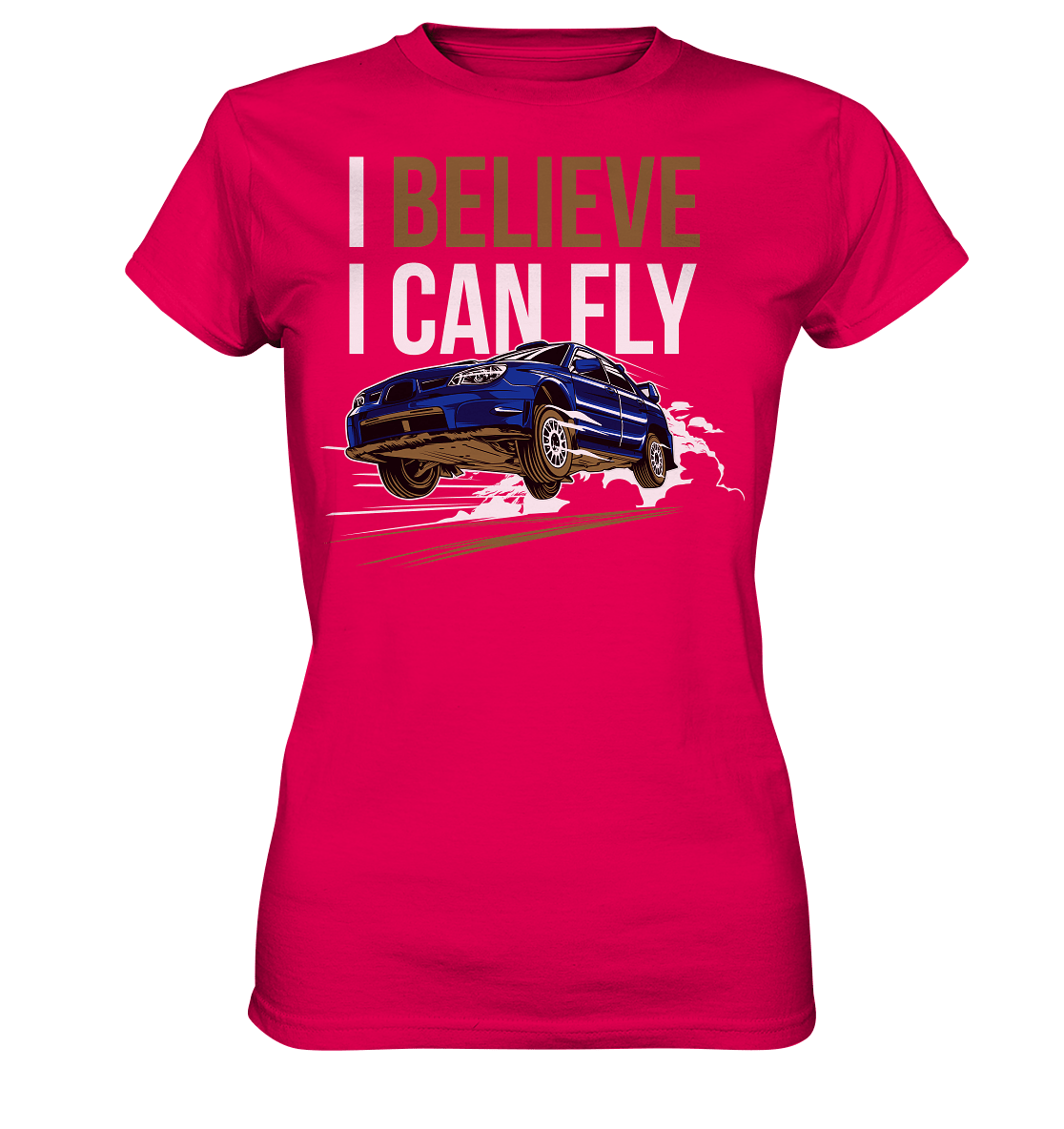 Flying Subaru WRX STI - Ladies Premium Shirt - MotoMerch.de
