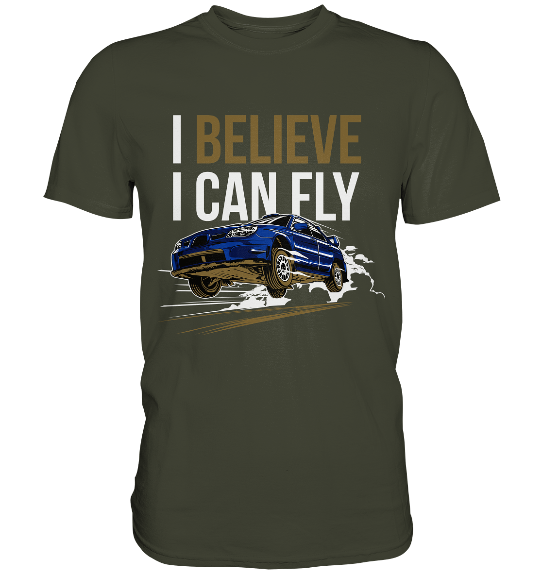 Flying Subaru WRX STI - Premium Shirt - MotoMerch.de