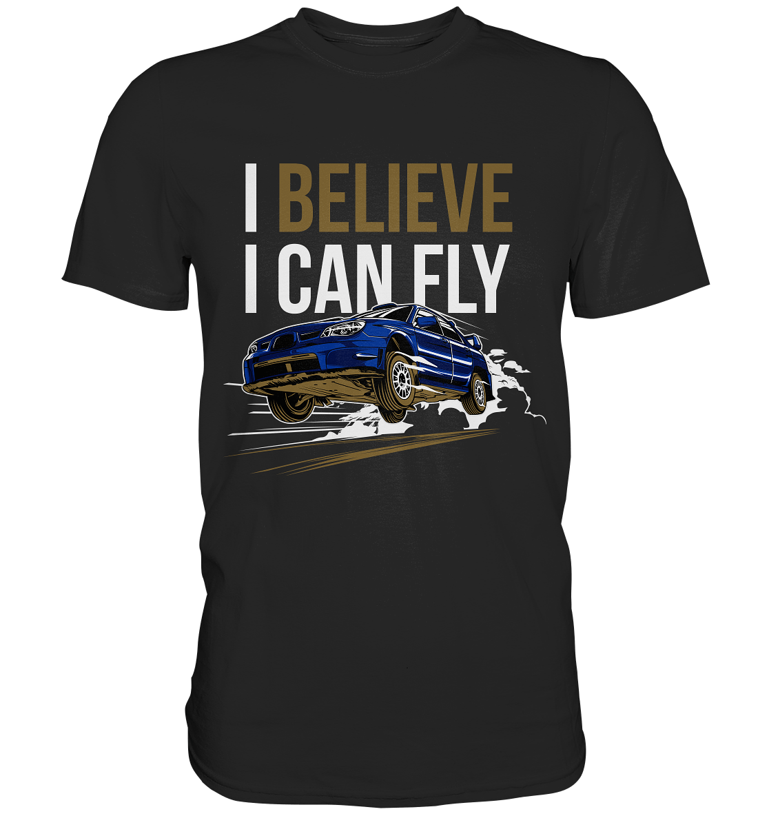 Flying Subaru WRX STI - Premium Shirt - MotoMerch.de