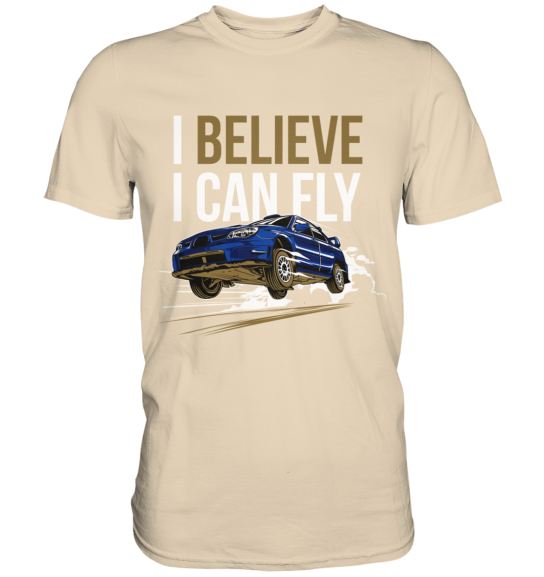 Flying Subaru WRX STI - Premium Shirt - MotoMerch.de