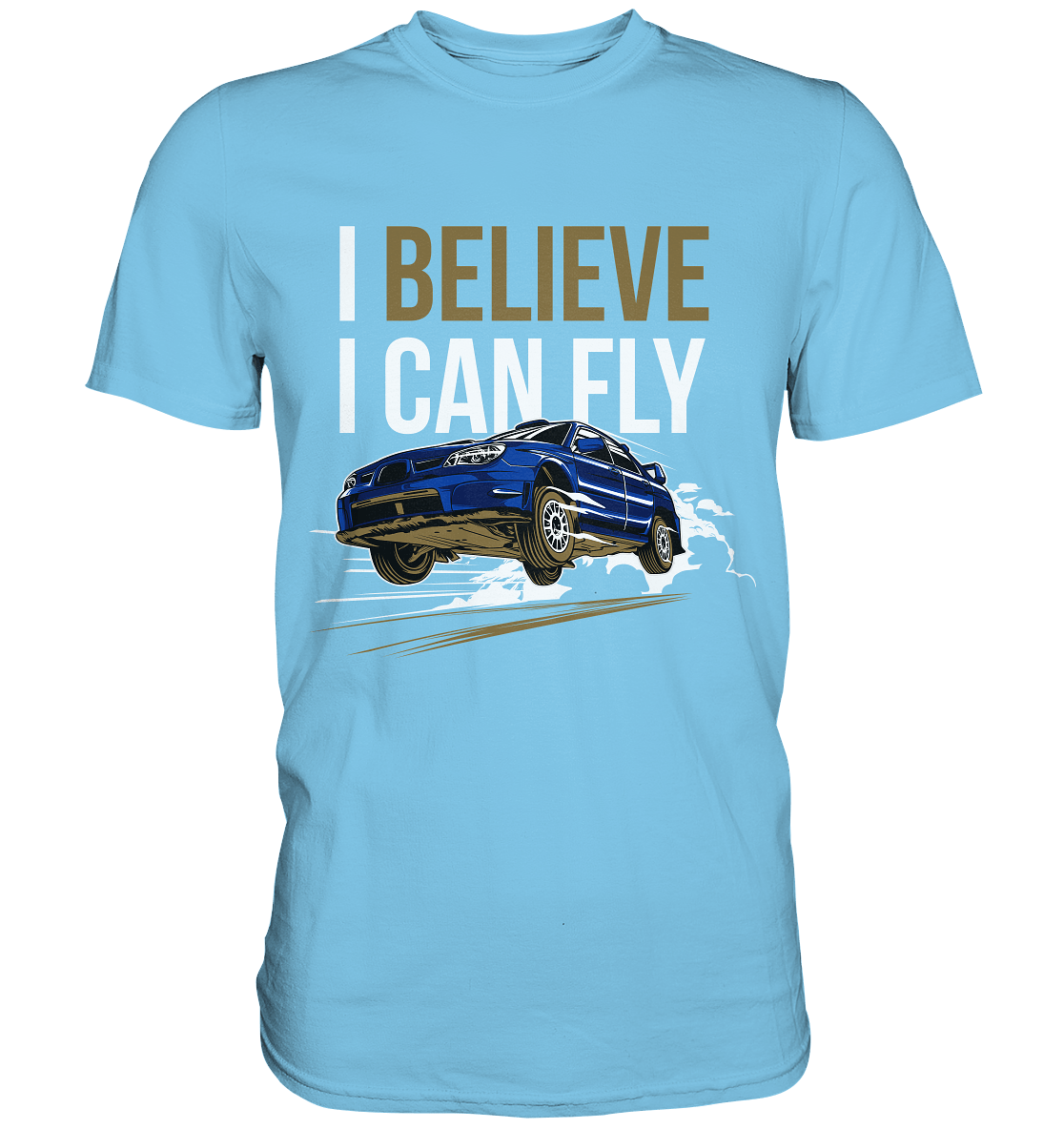 Flying Subaru WRX STI - Premium Shirt - MotoMerch.de