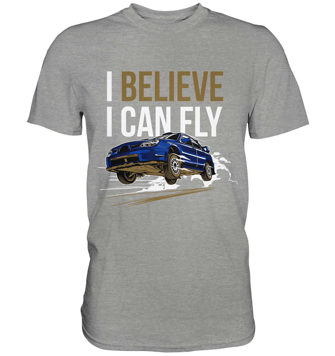Flying Subaru WRX STI - Premium Shirt - MotoMerch.de