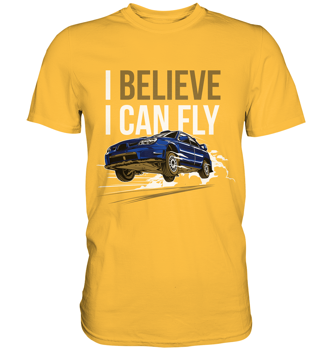 Flying Subaru WRX STI - Premium Shirt - MotoMerch.de