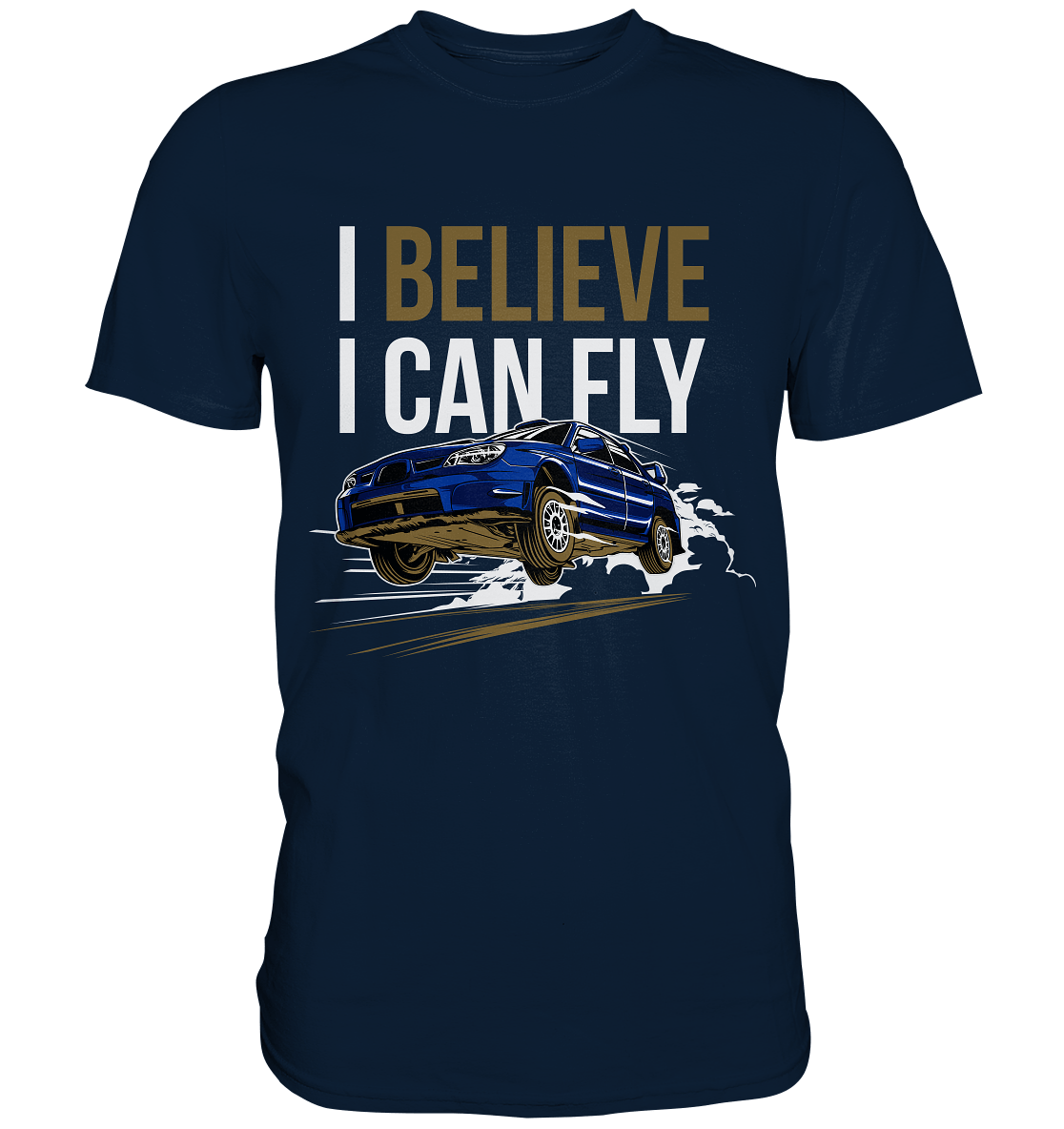 Flying Subaru WRX STI - Premium Shirt - MotoMerch.de