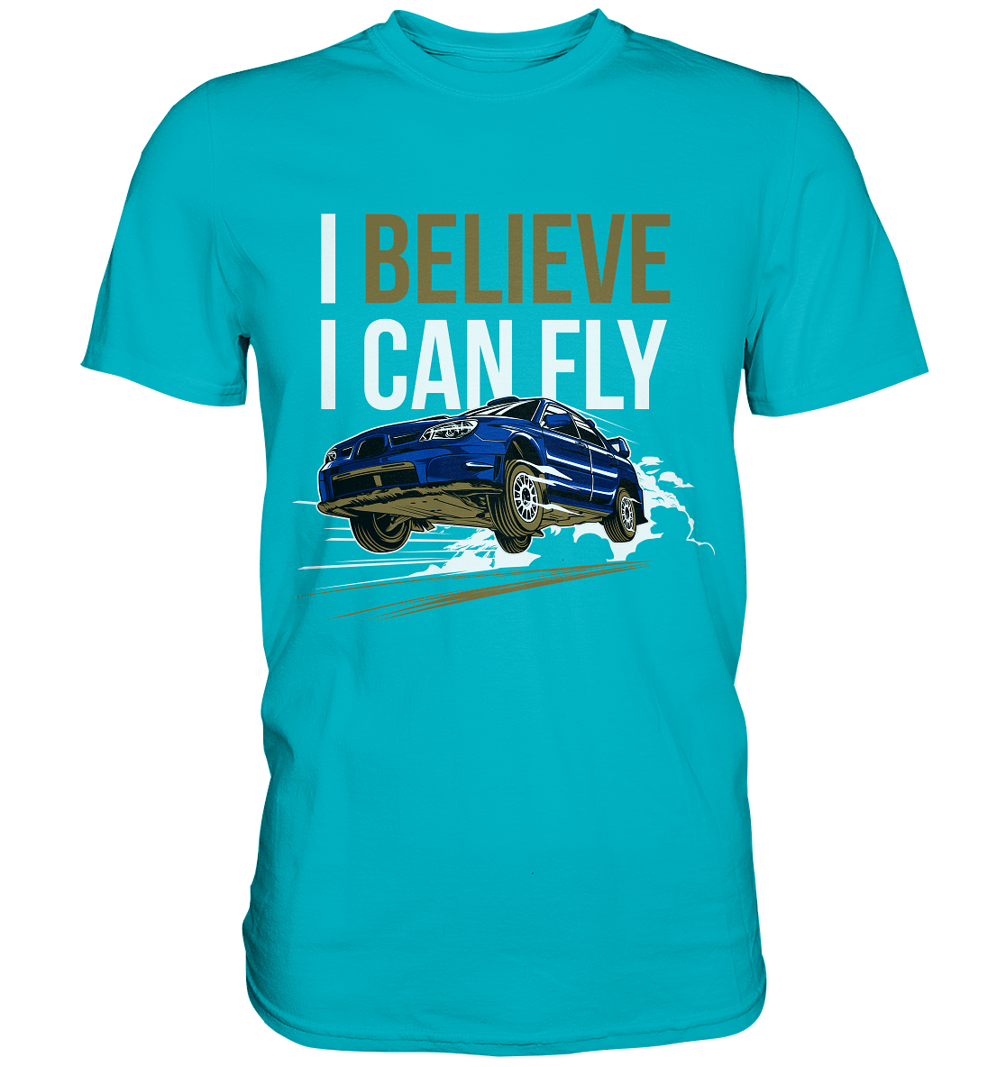 Flying Subaru WRX STI - Premium Shirt - MotoMerch.de