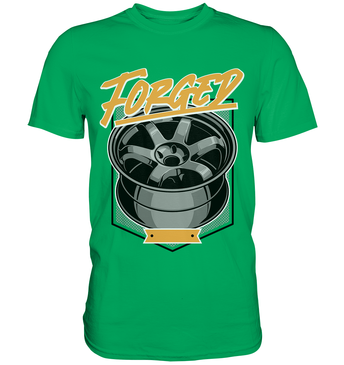 Forged TE37 - Premium Shirt - MotoMerch.de