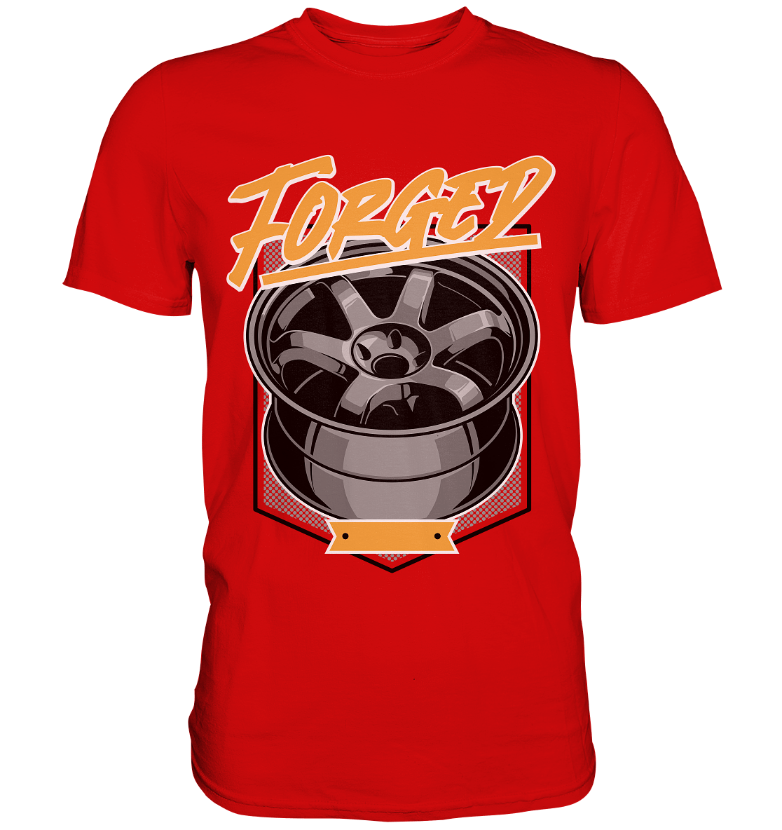 Forged TE37 - Premium Shirt - MotoMerch.de