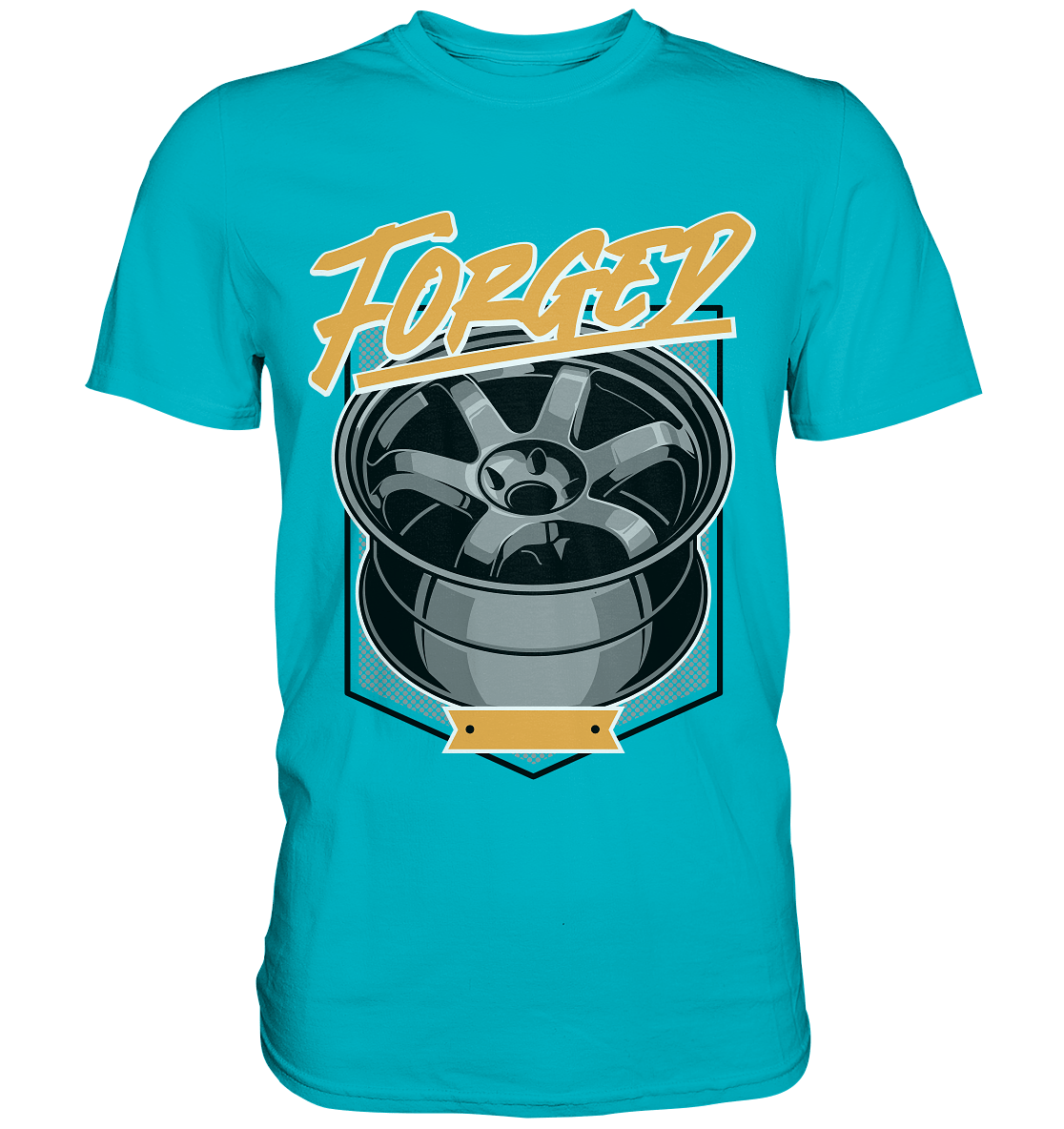 Forged TE37 - Premium Shirt - MotoMerch.de