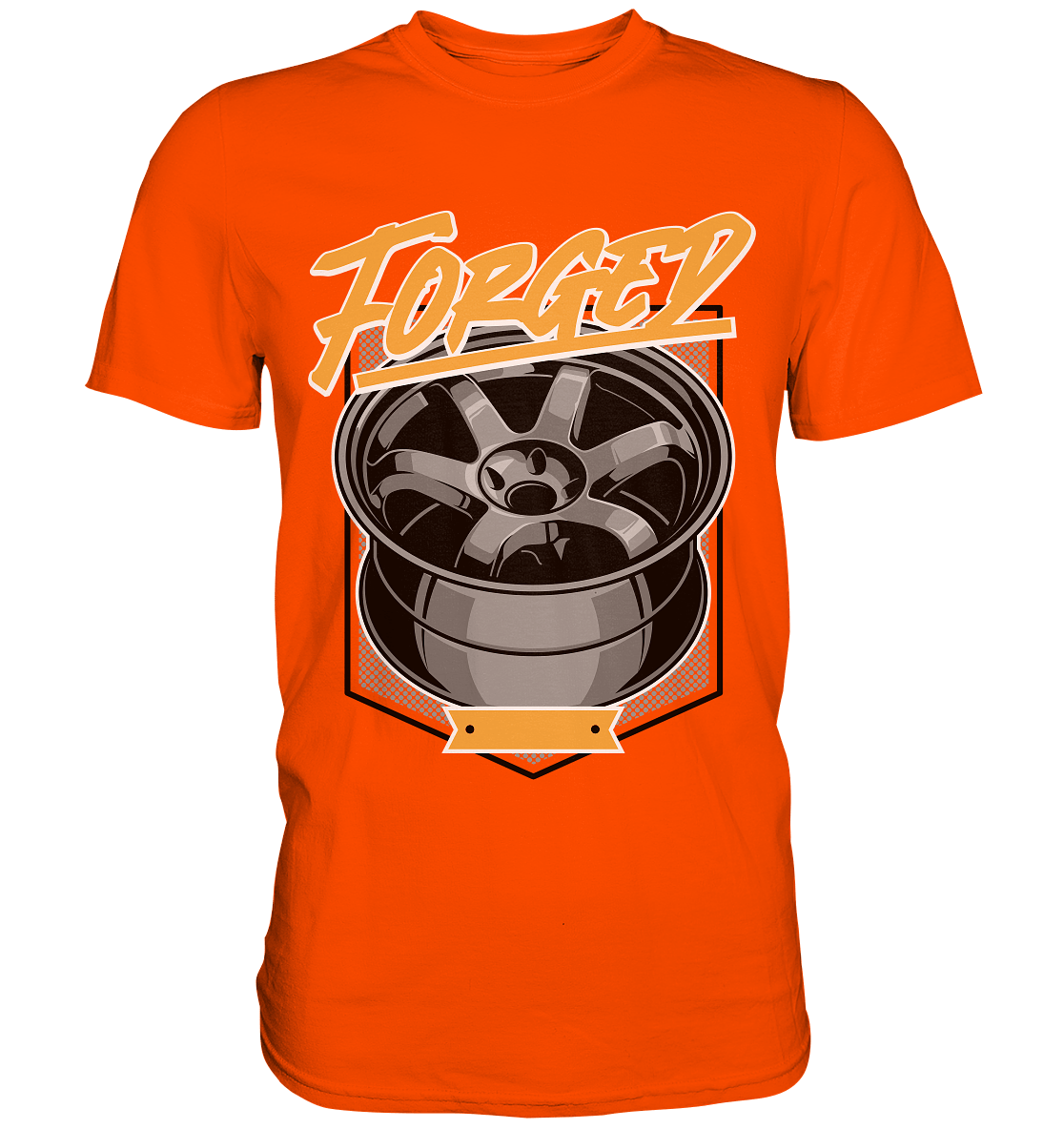 Forged TE37 - Premium Shirt - MotoMerch.de