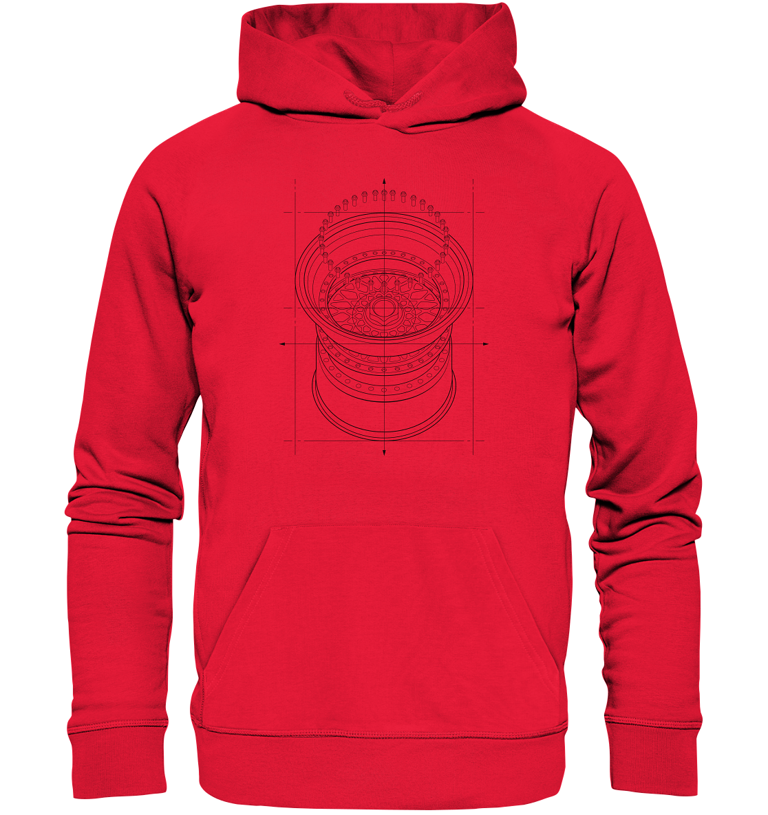 Deep Dish dunkel - Premium Unisex Hoodie