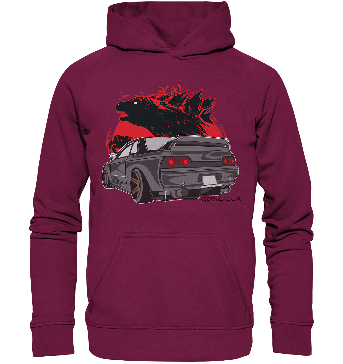 Godzilla R32 GTR - Basic Unisex Hoodie - MotoMerch.de