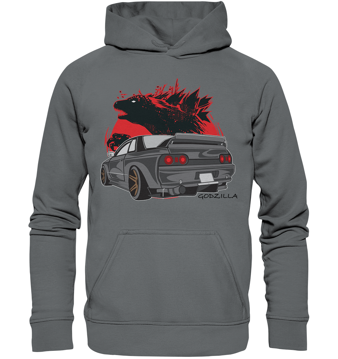 Godzilla R32 GTR - Basic Unisex Hoodie - MotoMerch.de