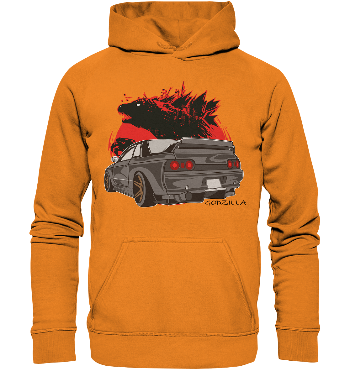 Godzilla R32 GTR - Basic Unisex Hoodie - MotoMerch.de