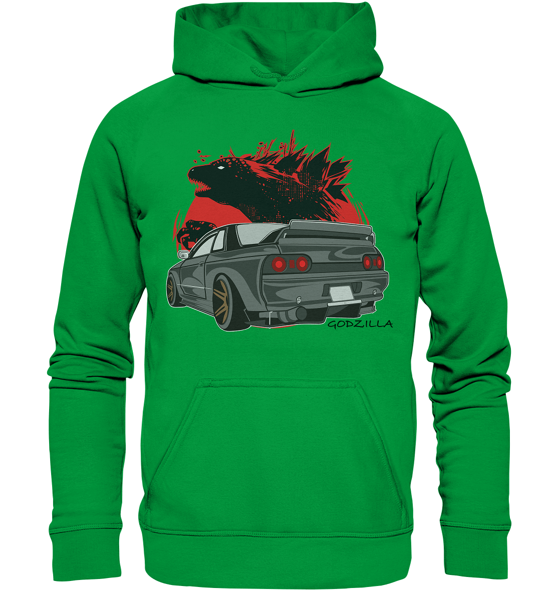 Godzilla R32 GTR - Basic Unisex Hoodie - MotoMerch.de