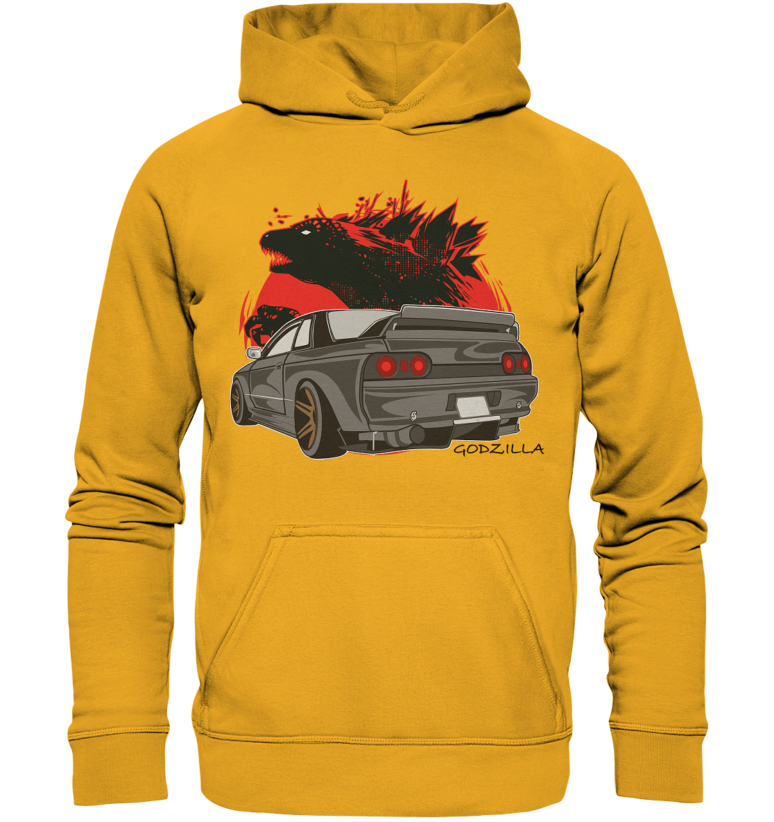 Godzilla R32 GTR - Basic Unisex Hoodie - MotoMerch.de