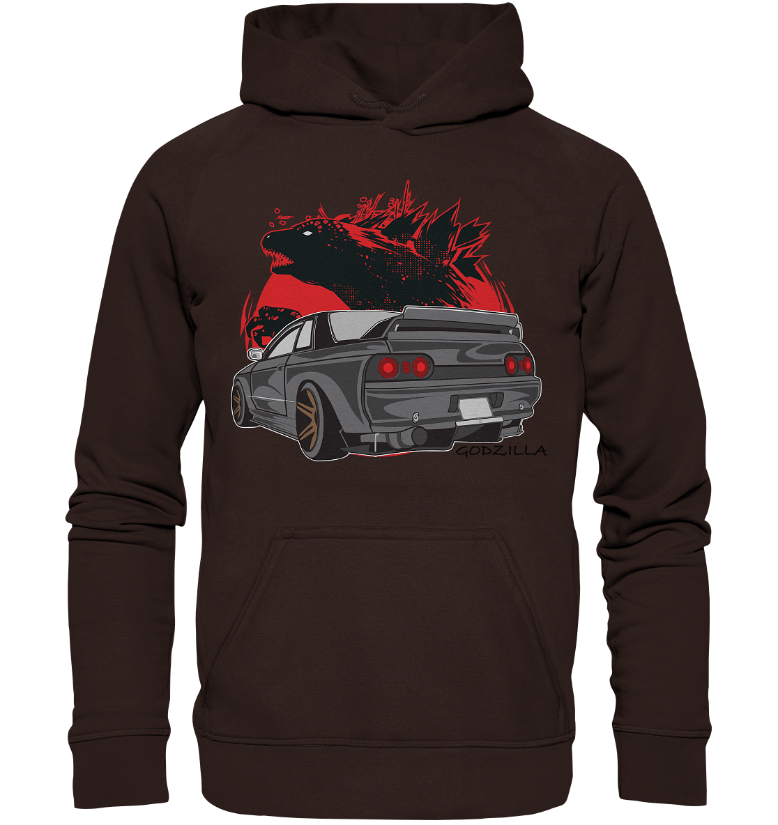 Godzilla R32 GTR - Basic Unisex Hoodie - MotoMerch.de