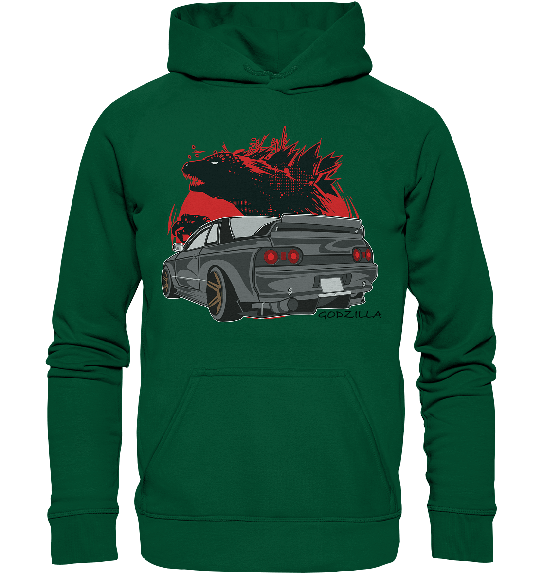 Godzilla R32 GTR - Basic Unisex Hoodie - MotoMerch.de