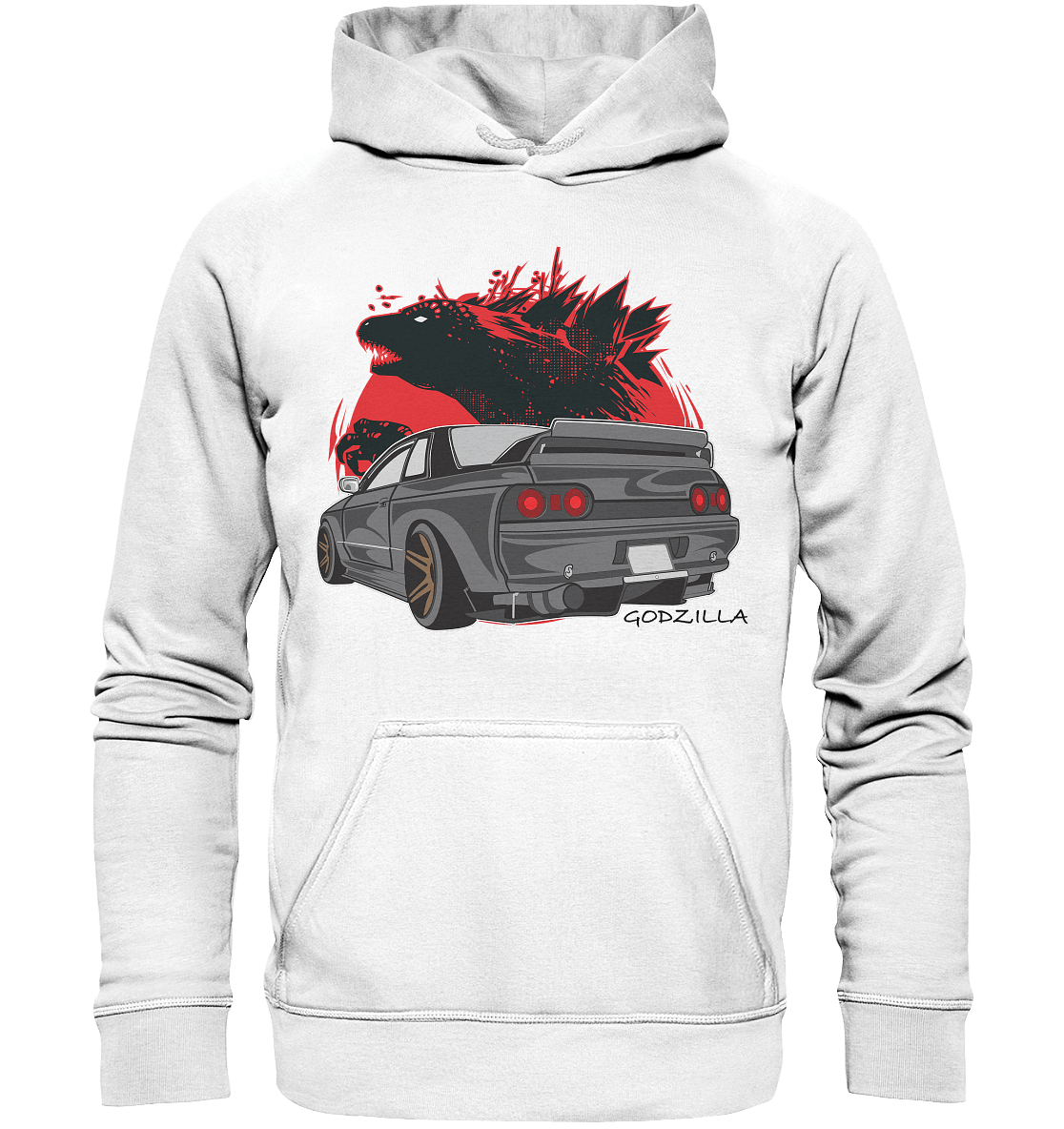 Godzilla R32 GTR - Basic Unisex Hoodie - MotoMerch.de
