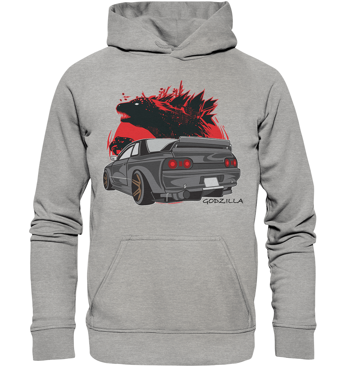 Godzilla R32 GTR - Basic Unisex Hoodie - MotoMerch.de