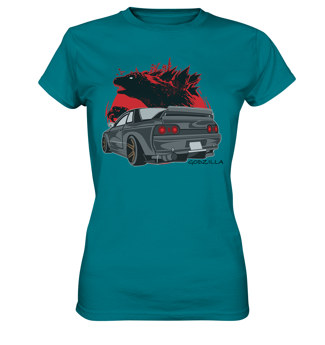 Godzilla R32 GTR - Ladies Premium Shirt - MotoMerch.de