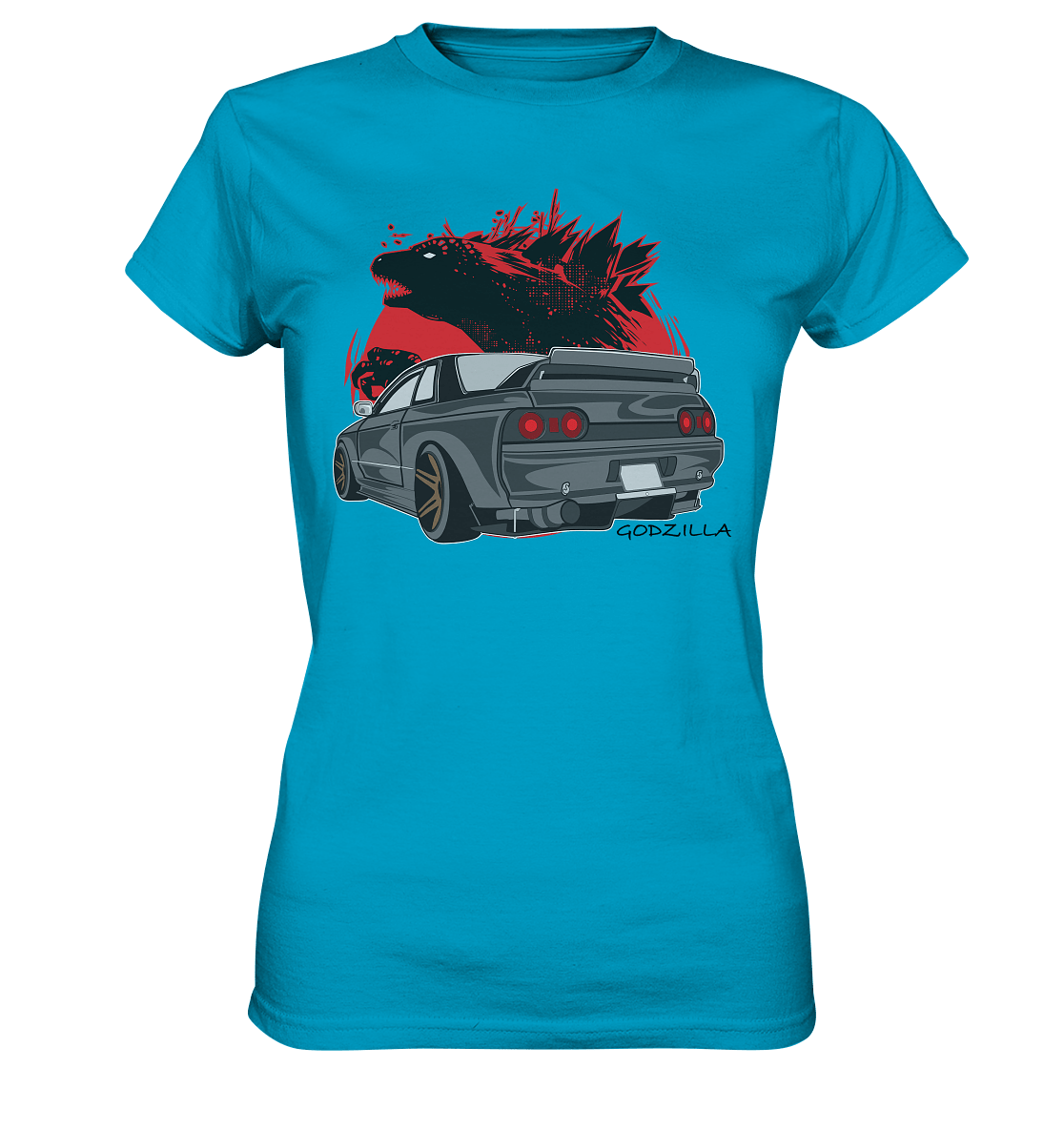 Godzilla R32 GTR - Ladies Premium Shirt - MotoMerch.de