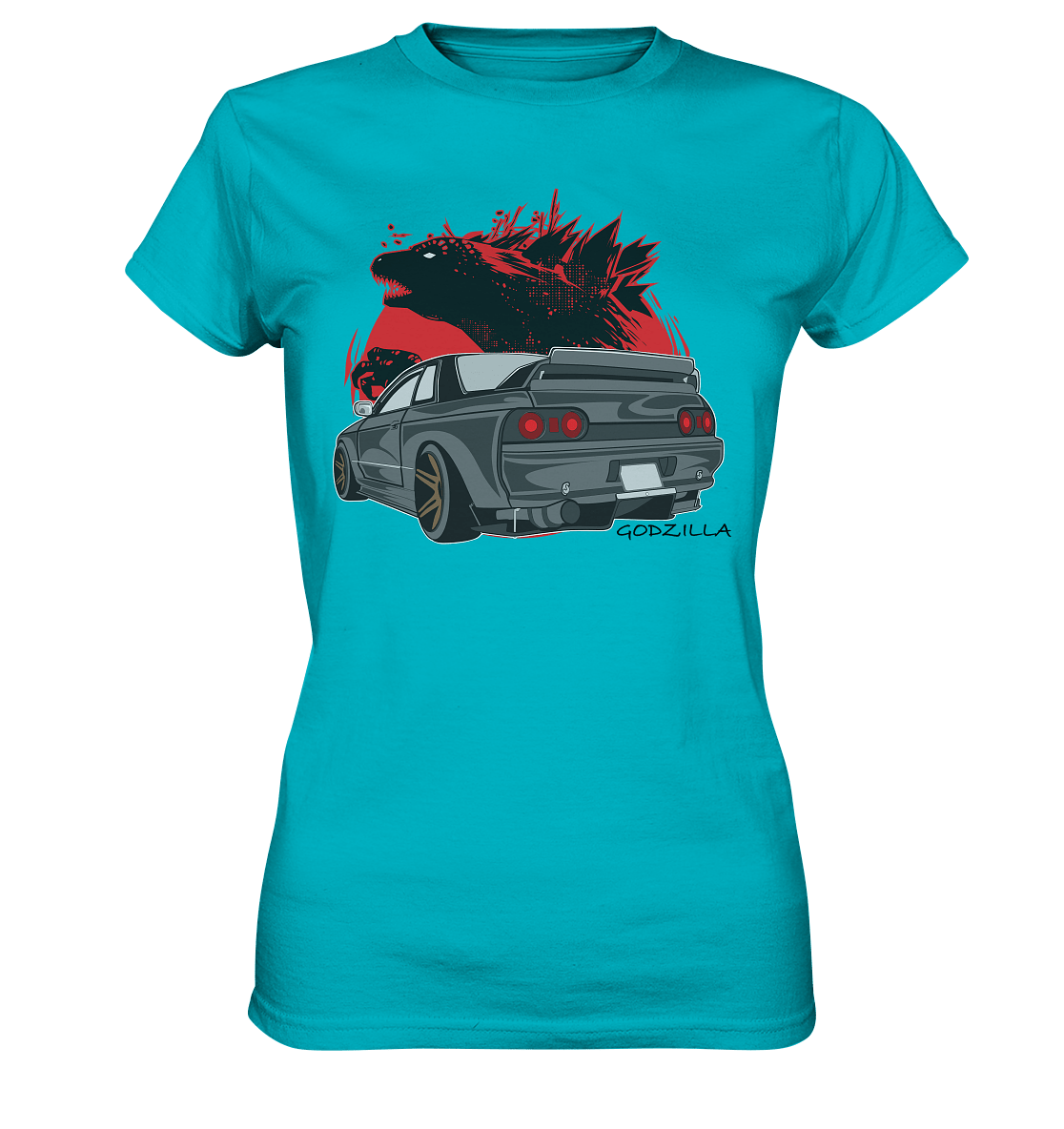 Godzilla R32 GTR - Ladies Premium Shirt - MotoMerch.de