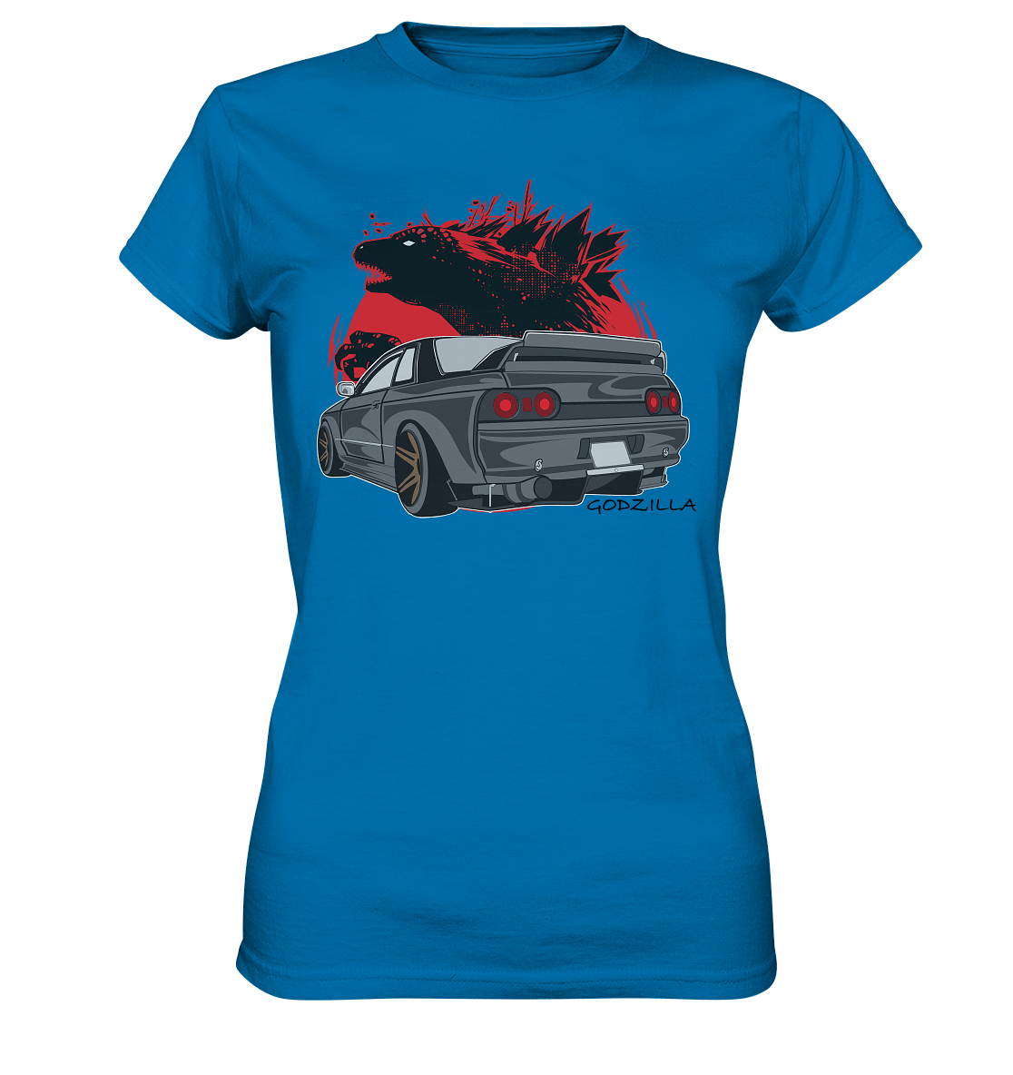 Godzilla R32 GTR - Ladies Premium Shirt - MotoMerch.de
