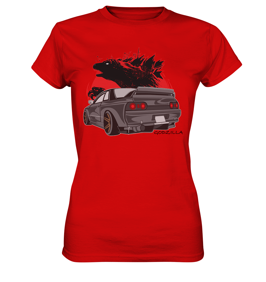Godzilla R32 GTR - Ladies Premium Shirt - MotoMerch.de