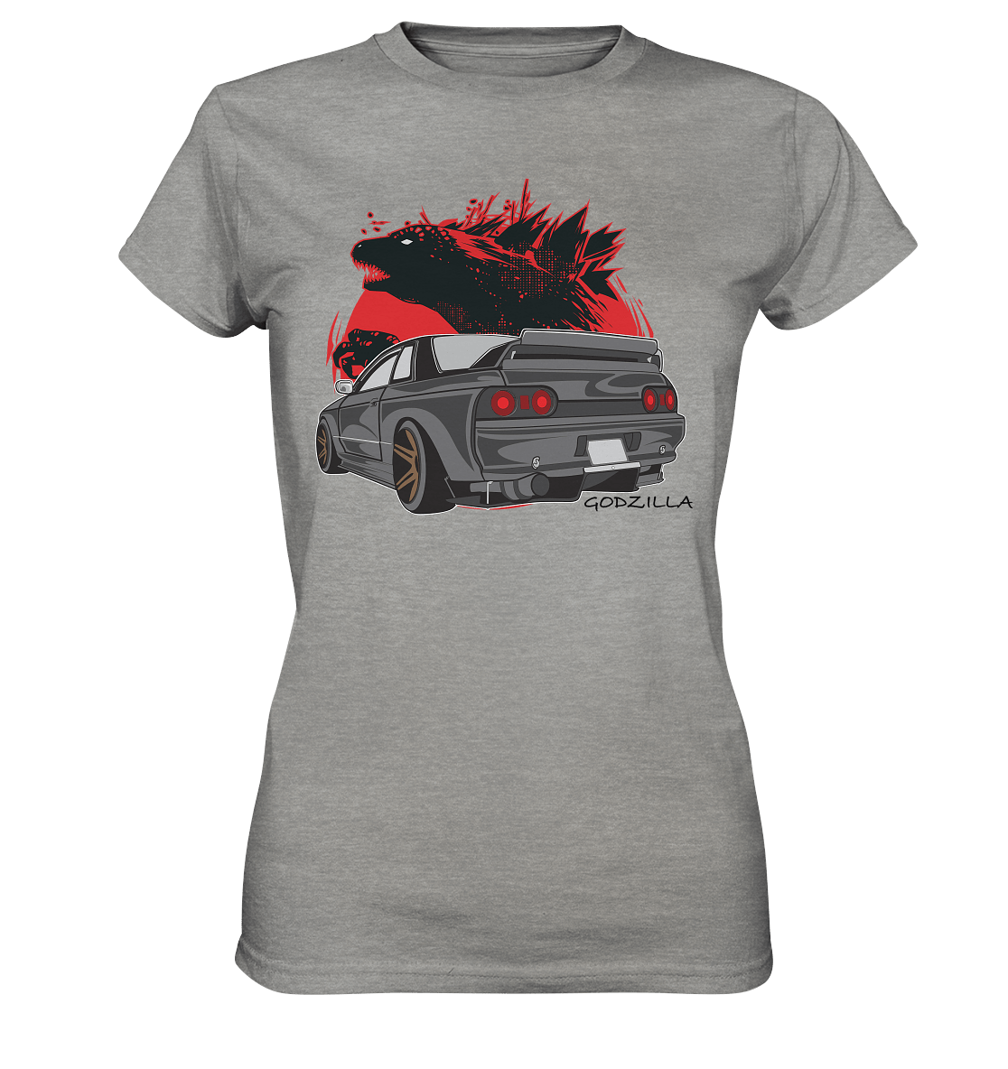 Godzilla R32 GTR - Ladies Premium Shirt - MotoMerch.de